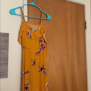 Yellow Floral Dress